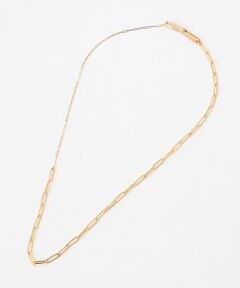Dew long frame necklace