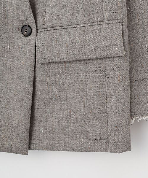 STYLE ＆ EDIT / スタイル＆エディット ノーカラージャケット | ノーカラージャケット | 詳細4