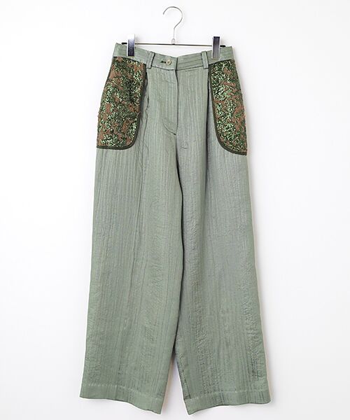 STYLE ＆ EDIT/スタイル＆エディット パンツ GREEN 36