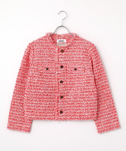 STYLE ＆ EDIT / スタイル＆エディット ノーカラージャケット | ジャケット（RED）