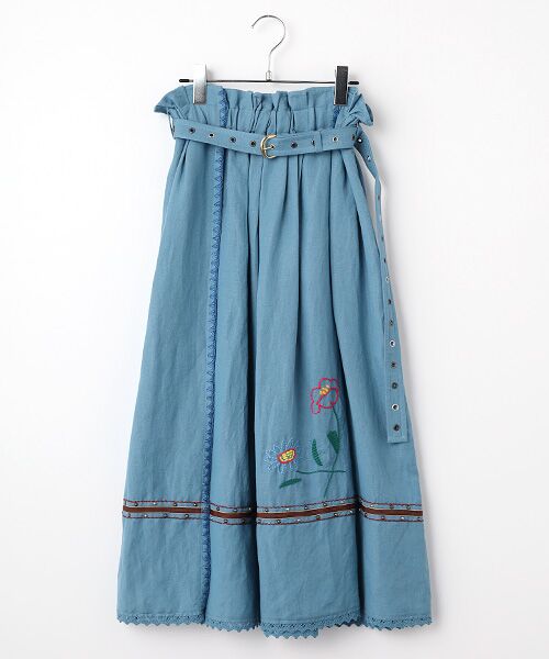 STYLE ＆ EDIT / スタイル＆エディット ロング・マキシ丈スカート | スカート（ロング）（BLUE）