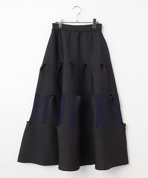 STYLE ＆ EDIT / スタイル＆エディット ロング・マキシ丈スカート | スカート（ロング）（BLACK MULTI）
