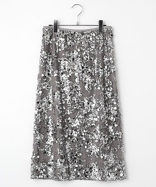 STYLE ＆ EDIT / スタイル＆エディット ロング・マキシ丈スカート | スカート（ロング）（Grey Sequins）