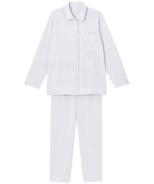 睡眠科学 / スイミンカガク ルームウェア | レディスパジャマ　上下セット（ＹＤＷ００６）（GY）