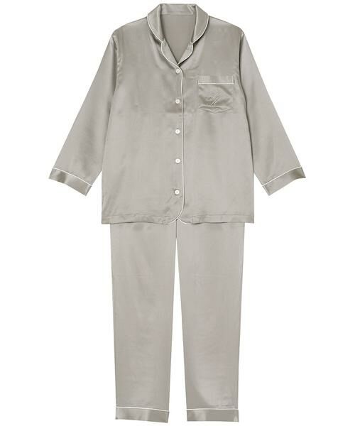 睡眠科学 / スイミンカガク ルームウェア | レディスパジャマ　上下セット（ＹＤＸ５４２）（GY）