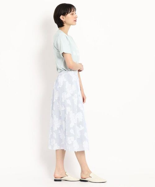 SunaUna / スーナウーナ スカート | 【日本製/手洗い可】ストライプカットジャカードスカート | 詳細20