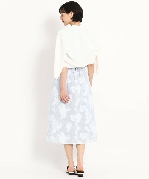 SunaUna / スーナウーナ スカート | 【日本製/手洗い可】ストライプカットジャカードスカート | 詳細24