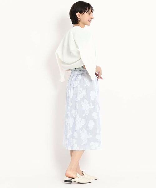 SunaUna / スーナウーナ スカート | 【日本製/手洗い可】ストライプカットジャカードスカート | 詳細25