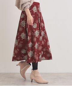 SunaUna / スーナウーナ スカート | 【＆yours project／オリエンタルプリント】フレアスカート