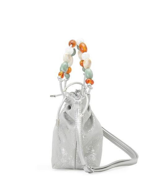 SunaUna / スーナウーナ ハンドバッグ | 【2WAY／持ち手ビジュー】箔プリントバッグ | 詳細2