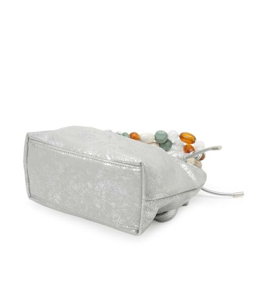 SunaUna / スーナウーナ ハンドバッグ | 【2WAY／持ち手ビジュー】箔プリントバッグ | 詳細4