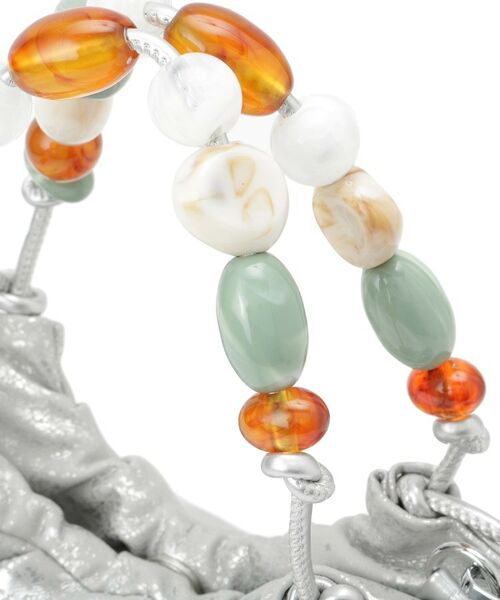 SunaUna / スーナウーナ ハンドバッグ | 【2WAY／持ち手ビジュー】箔プリントバッグ | 詳細8