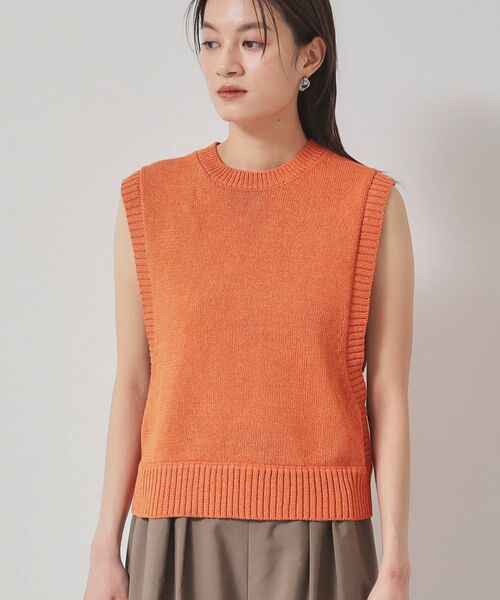 SunaUna / スーナウーナ ベスト | 【コサージュ付き】レイヤードニット | 詳細22