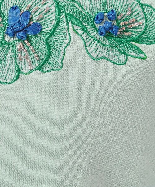 SunaUna / スーナウーナ カーディガン・ボレロ | 【SS~Lサイズ展開/リボン&ビーズ刺繍】クラフトニットカーディガン | 詳細10