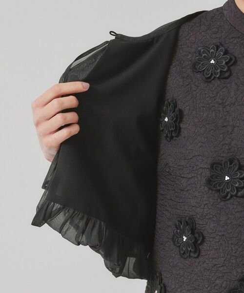 SunaUna / スーナウーナ レザーブルゾン・ジャケット | 【パウダーシフォン/バルーンスリーブ】クロプトブルゾン | 詳細16