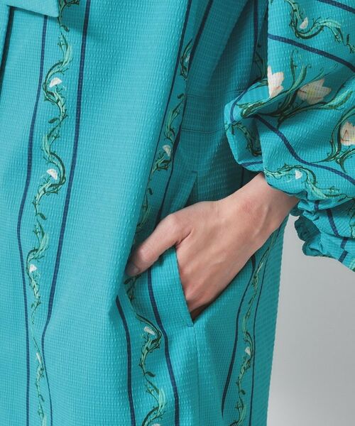 SunaUna / スーナウーナ ロング・マキシ丈ワンピース | 【スタンドフリル＆リボン】オリエンタルパネルワンピース | 詳細14