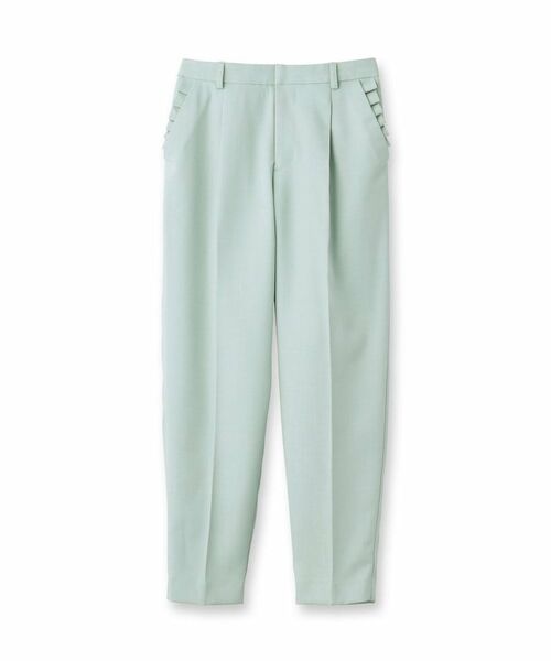 SunaUna / スーナウーナ パンツ | 【ポケットフリル/大人フェミニン】テーパードパンツ | 詳細1