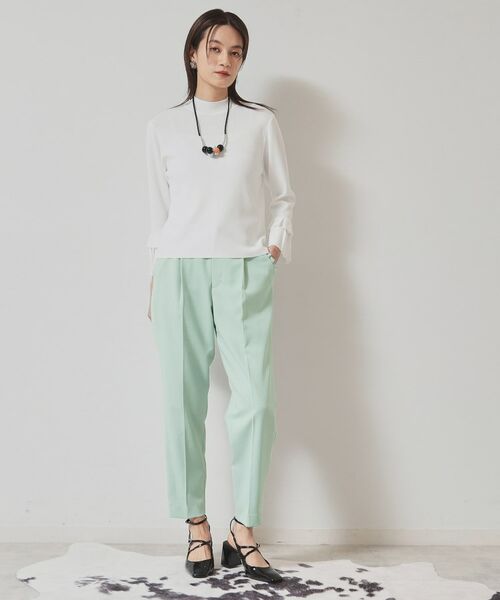 SunaUna / スーナウーナ パンツ | 【ポケットフリル/大人フェミニン】テーパードパンツ | 詳細12