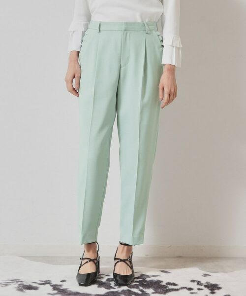 SunaUna / スーナウーナ パンツ | 【ポケットフリル/大人フェミニン】テーパードパンツ | 詳細14