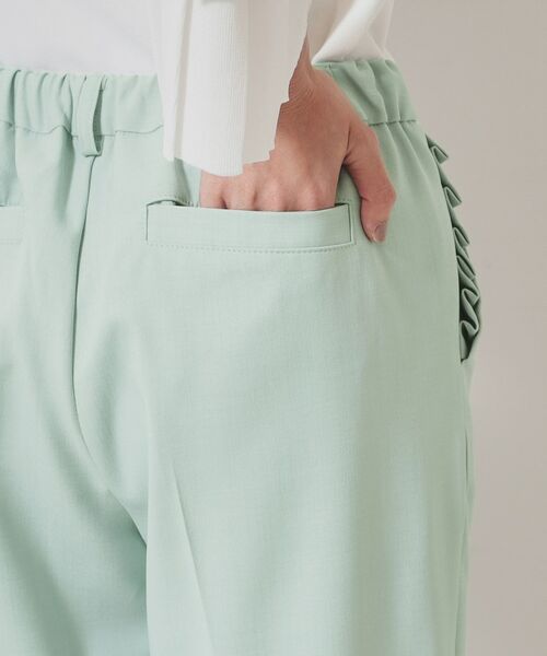 SunaUna / スーナウーナ パンツ | 【ポケットフリル/大人フェミニン】テーパードパンツ | 詳細19