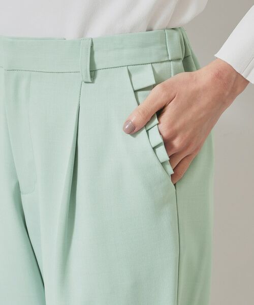 SunaUna / スーナウーナ パンツ | 【ポケットフリル/大人フェミニン】テーパードパンツ | 詳細20