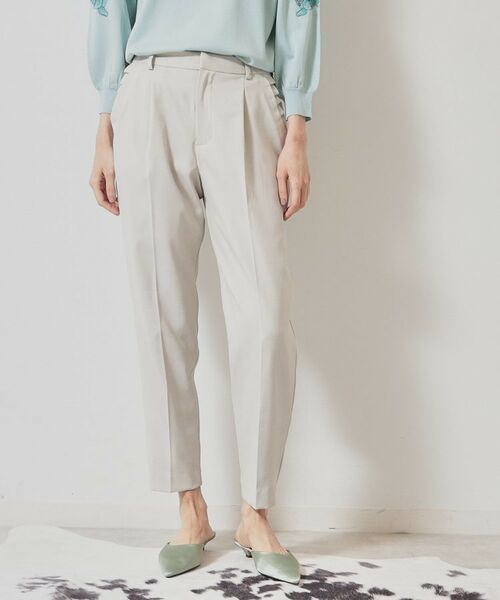 SunaUna / スーナウーナ パンツ | 【ポケットフリル/大人フェミニン】テーパードパンツ | 詳細3