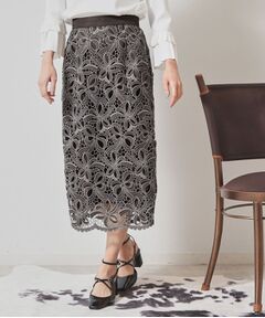 SunaUna / スーナウーナ スカート | 【リボンレース／S～Lサイズ展開】裾スカラタイトスカート