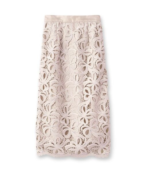 SunaUna / スーナウーナ スカート | 【リボンレース/S~Lサイズ展開】裾スカラタイトスカート | 詳細1