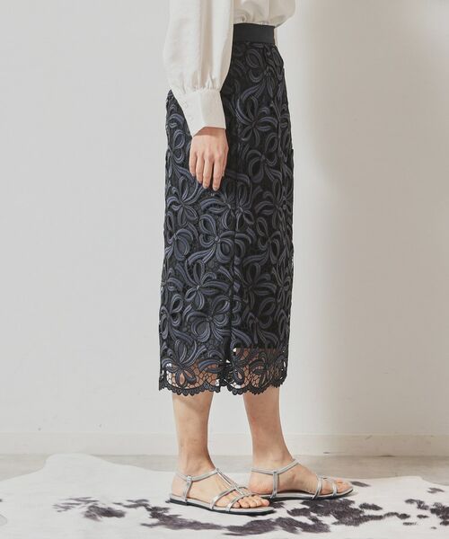 SunaUna / スーナウーナ スカート | 【リボンレース/S~Lサイズ展開】裾スカラタイトスカート | 詳細11