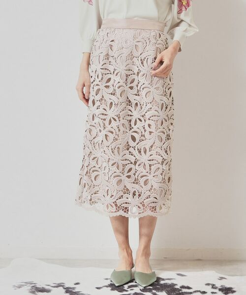 SunaUna / スーナウーナ スカート | 【リボンレース/S~Lサイズ展開】裾スカラタイトスカート | 詳細13