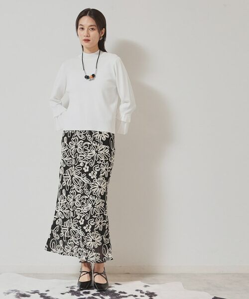 SunaUna / スーナウーナ ロング・マキシ丈スカート | 【ウエスト総ゴム／コードレース】マーメイドスカート | 詳細2