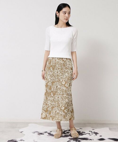 SunaUna / スーナウーナ ロング・マキシ丈スカート | 【ウエスト総ゴム／コードレース】マーメイドスカート | 詳細3