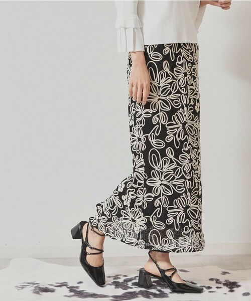 SunaUna / スーナウーナ ロング・マキシ丈スカート | 【ウエスト総ゴム／コードレース】マーメイドスカート | 詳細5