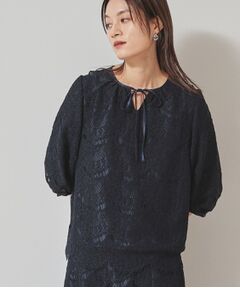 SunaUna / スーナウーナ シャツ・ブラウス | 【春色／セットアップ可】裾スカラレースブラウス