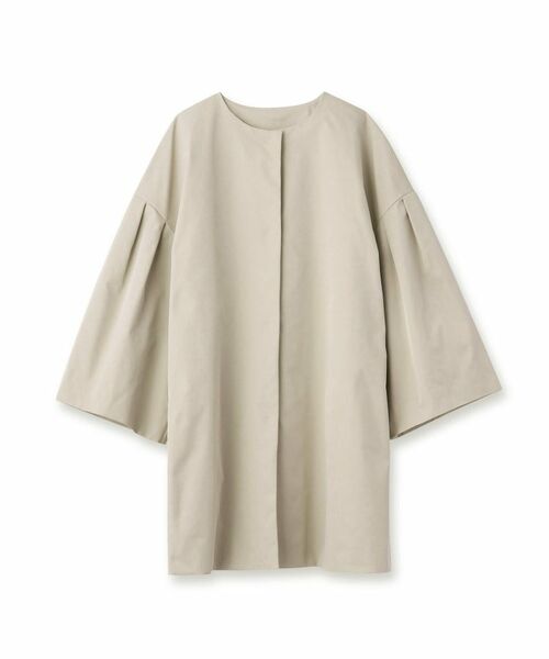 SunaUna / スーナウーナ その他アウター | 【フレアスリーブ／裏付き】ミドル丈コート | 詳細1