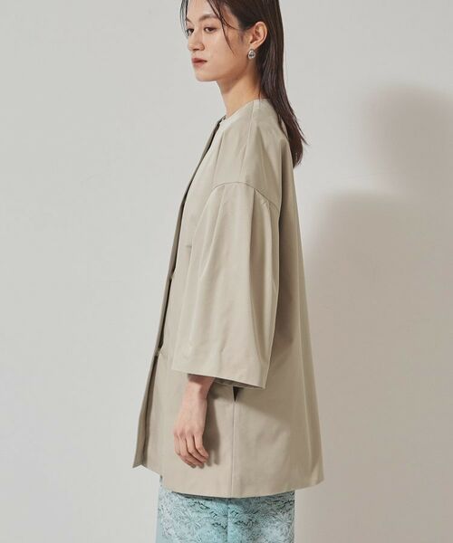 SunaUna / スーナウーナ その他アウター | 【フレアスリーブ／裏付き】ミドル丈コート | 詳細11