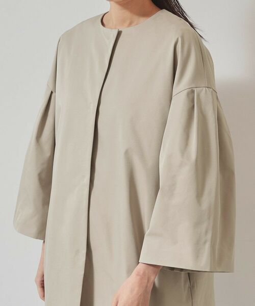 SunaUna / スーナウーナ その他アウター | 【フレアスリーブ／裏付き】ミドル丈コート | 詳細14