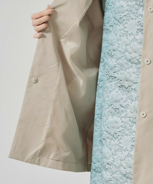 SunaUna / スーナウーナ その他アウター | 【フレアスリーブ／裏付き】ミドル丈コート | 詳細17