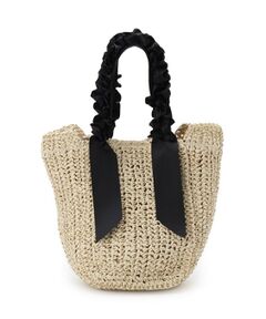 SunaUna / スーナウーナ トートバッグ | 【持ち手フリルリボン】ペーパーバッグ