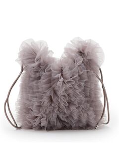 SunaUna / スーナウーナ ショルダーバッグ | 【トレンド／可愛い】チュールバッグ