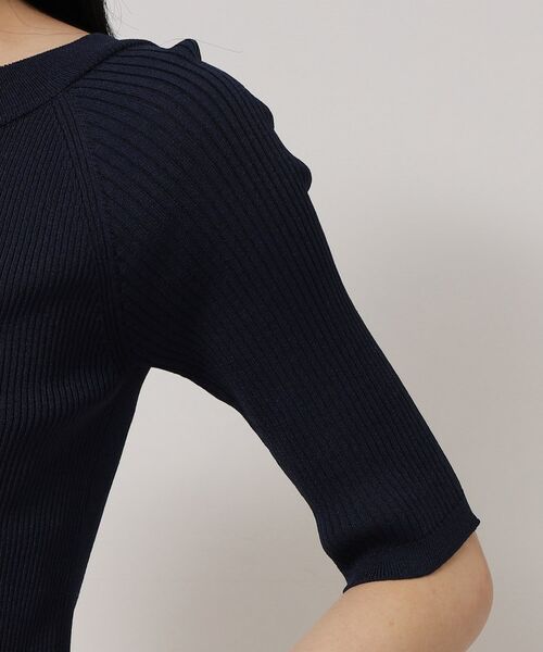 SunaUna / スーナウーナ ニット・セーター | 【接触冷感／アンサンブル可】パール調パーツ付きニット | 詳細17
