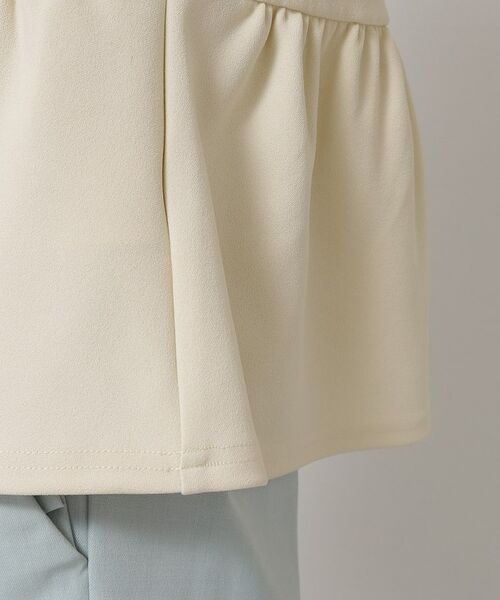 SunaUna / スーナウーナ シャツ・ブラウス | 【パール調パーツ付き／春色】ペプラムトップス | 詳細18