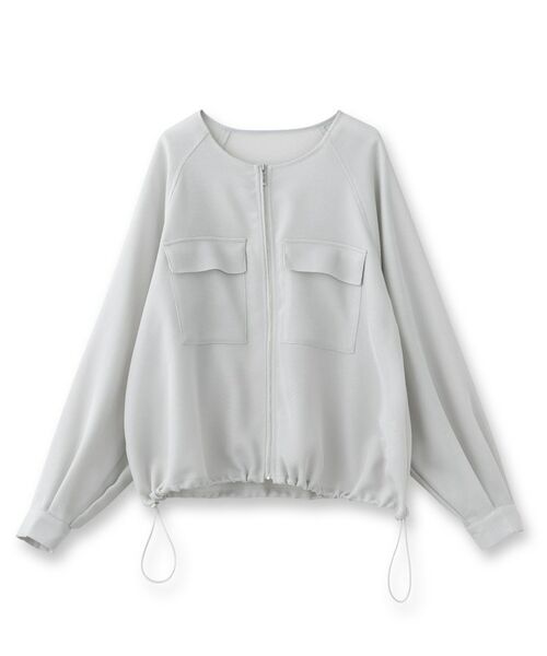 SunaUna / スーナウーナ レザーブルゾン・ジャケット | 【メッシュ／パフスリーブ】ライトブルゾン | 詳細1