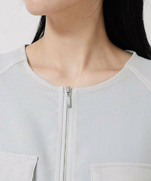 SunaUna / スーナウーナ レザーブルゾン・ジャケット | 【メッシュ／パフスリーブ】ライトブルゾン | 詳細12