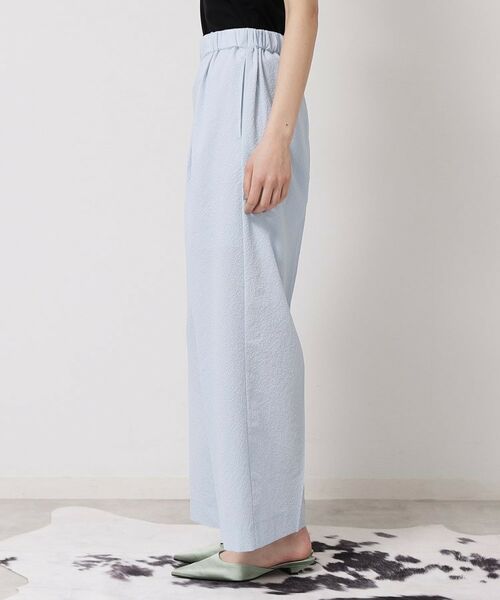 SunaUna / スーナウーナ パンツ | 【ウエストゴム／カラ三素材】ワイドパンツ | 詳細15