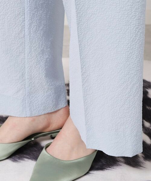 SunaUna / スーナウーナ パンツ | 【ウエストゴム／カラ三素材】ワイドパンツ | 詳細20