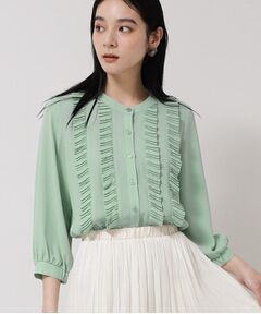 SunaUna / スーナウーナ シャツ・ブラウス | 【お仕事にも！／プリーツフリル】春色ブラウス