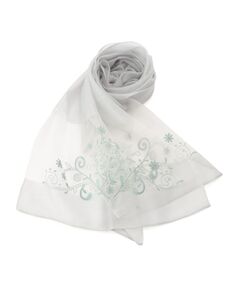 SunaUna / スーナウーナ マフラー・ショール・スヌード・ストール | 【巻くだけで春気分】レース柄刺繍ストール