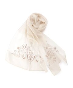 SunaUna / スーナウーナ マフラー・ショール・スヌード・ストール | 【巻くだけで春気分】レース柄刺繍ストール