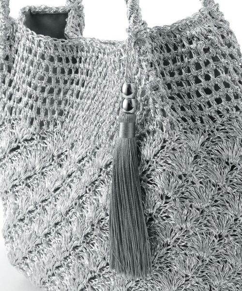 SunaUna / スーナウーナ トートバッグ | 【こなれ見え!/肩掛け可能/軽量】メタリックトートバッグ | 詳細10